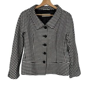 Max Mara Houndstooth Blazer Size 12